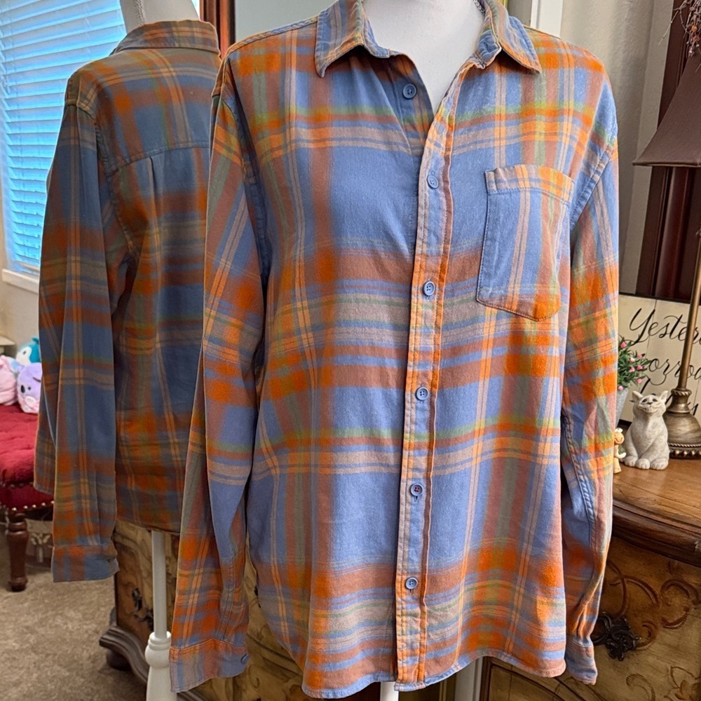 BDG Multicolor Plaid Men's Button-Down Shirt